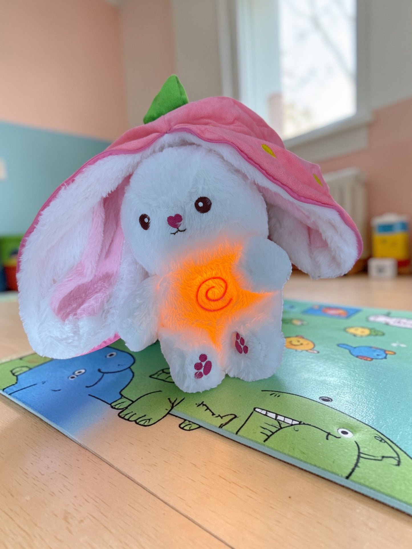 AirLumie™ -Nefes Alan Peluş Uyku Arkadaşım-Tavşan